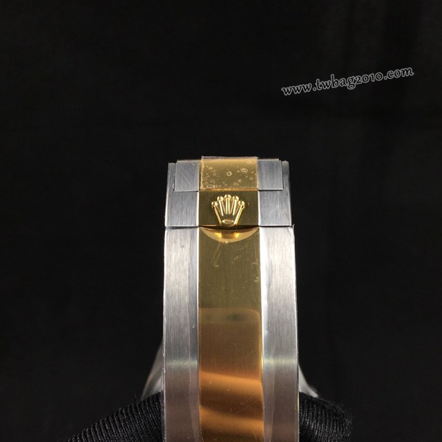 勞力士複刻手錶 勞力士單黃海使型 Rolex間金小鬼王SEA-DEWLLER 126603  gjs1709